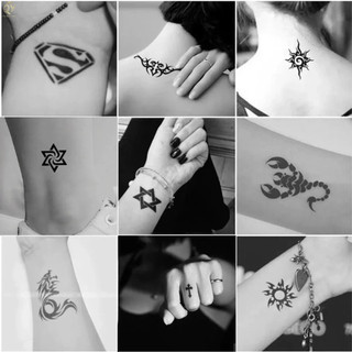 รอยสัก แทททู  ธาตุเย็นสำหรับผู้ชาย แทททูลายแมงมุม มังกรทะยาน แมงป่อง เสือ จิ้งจอก แทททูชั่วคราว ส่งเร็ว tattoo กันน้ํา