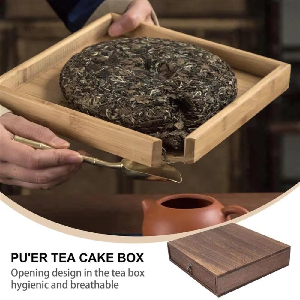 CYBER Retro Locking Storage Box, Wood Dust-Proof Tea Box, Sundries Organizer ประณีตพร้อมฝาปิด Vintage Treasure Chest Home Office ราคา ถูกที่สุด ดีลบีเคเค แกลเลอรีภาพที่ 9