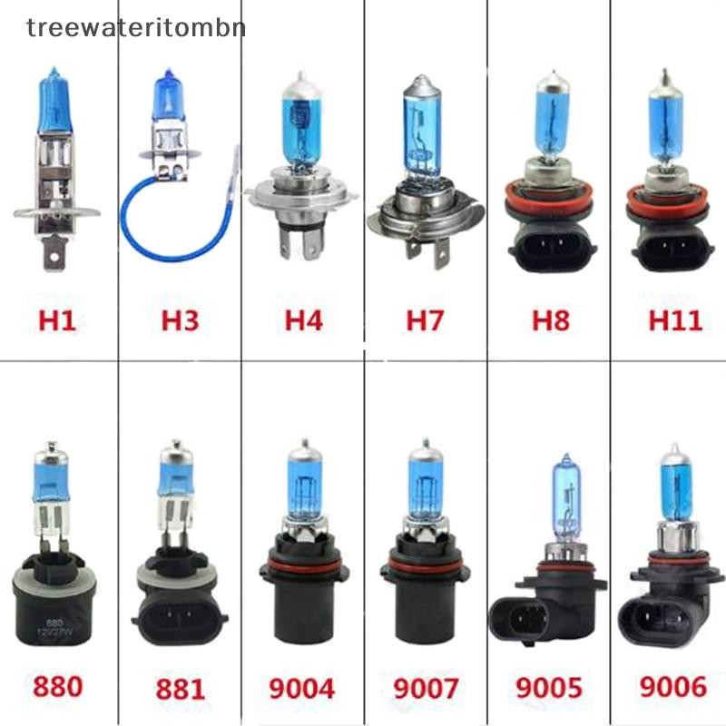 Tt H1 H3 H4 H7 H11 9006 9007 Xenon Gas-Halogen ไฟหน้าหลอดไฟสีขาว 12V mbn
