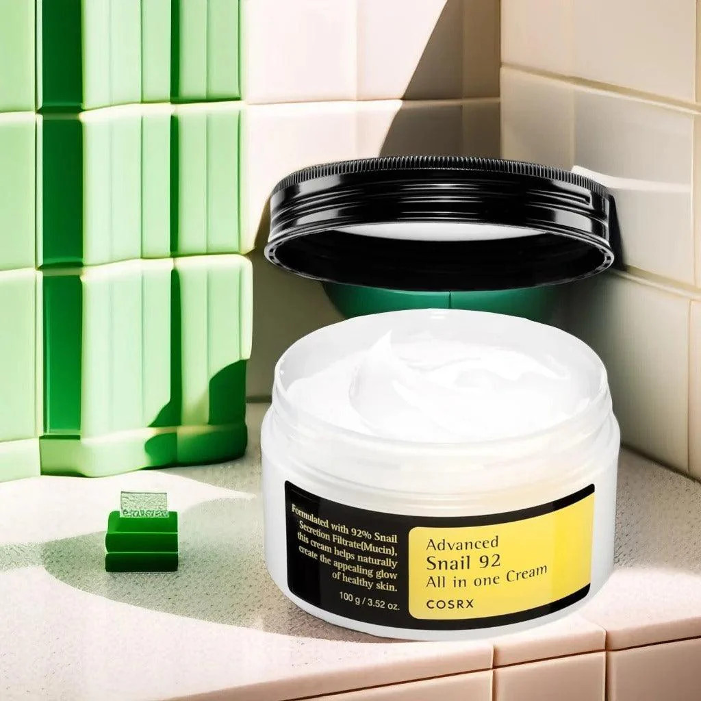 COSRX Advance Snail 92 All in one Cream ครีมบำรุงผิวหน้า สกัดจากเมือกหอยทาก 92% ให้ความชุ่มชื้น สเนล
