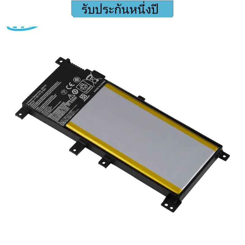 แบตเตอรี่แล็ปท็อป C21N1401 7.6V 4870mAh สำหรับ ASUS F455LJ X455 X455LA Y483L X454L X455L R455L F454L