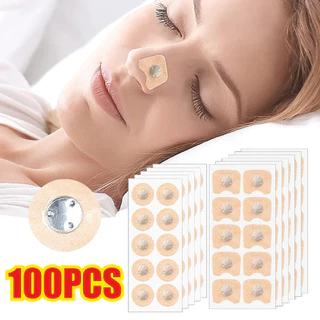 Anti-snoring ปรับปรุง Sleep Quality แผ่นแปะหายใจจมูก-เพิ่ม Air Intake แม่เหล็กดูดแถบจมูกเครื่องมือความงาม