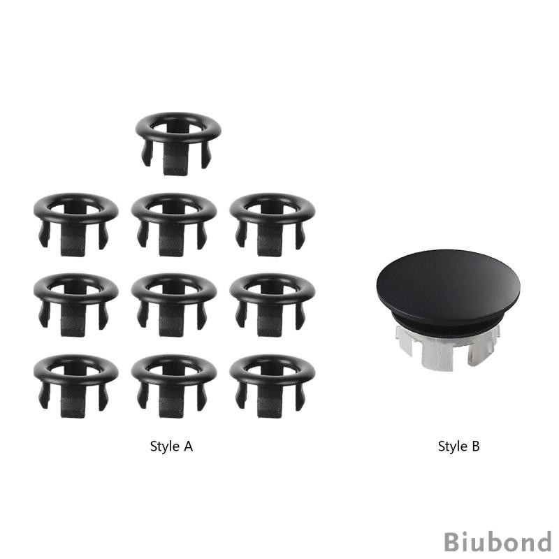 [Biubond] 10x Sink Overflow Trim Ring Sink Hole Cover Portable Sink Overflow Ring สําหรับ