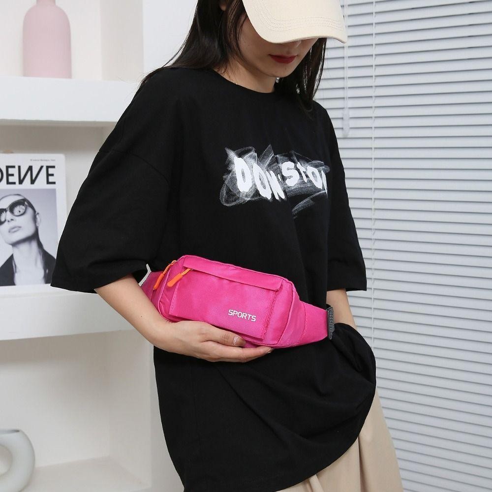 ฉี่ แพ็คเอว, กระเป๋าคาดเอวออกกําลังกายยิมกันน้ํา, กีฬาวิ่งโพลีเอสเตอร์ผ้ากระเป๋าหน้าอก - รูปที่ 7