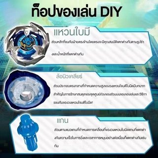 ชุดลูกข่างหมุนสำหรับเด็กยอดนิยม TOPGYGO X พร้อมเล่น ชุดลูกข่างหมุนแข่งขัน พร้อมส่ง