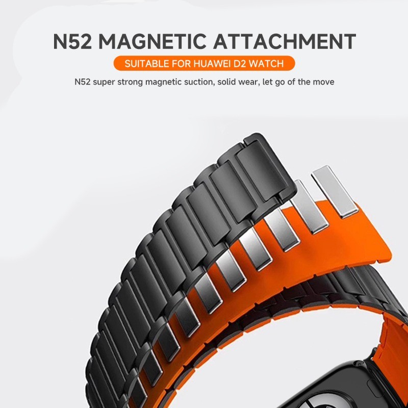 สายซิลิโคน ใช้ได้กับ Huawei Watch D2 Replacement Band สําหรับอุปกรณ์เสริมนาฬิกา Huawei Watch D - รูปที่ 5
