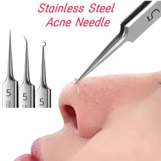 1/2PCS Ultra - Fine No. 5 เซลล์สิวแหนบสิวหัวดําเพื่อกําจัดที…