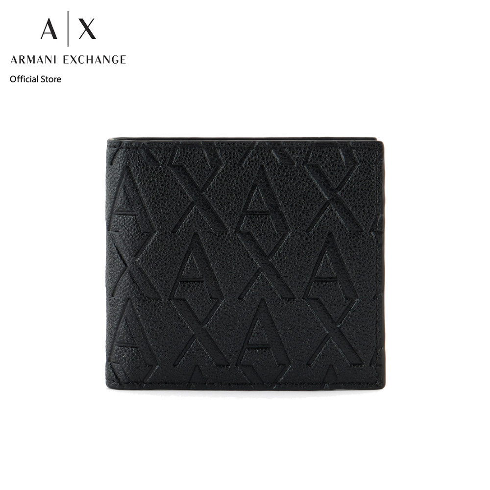 Armani Exchange กระเป๋าสตางค์ผู้ชาย รุ่น XM000167-AF12133-UC001 - สีดำ
