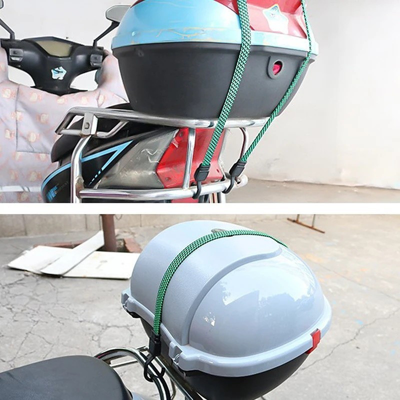 [AM3C] สายรัดเหล็ก-ยาง 40-150ซม | สายรัดสินค้ายืดหยุ่นหลายขนาดสําหรับขนส่ง/ตั้งแคมป์,รถบรรทุกสําหรับงานหนัก/รถพ่วง/สายรัดระบายความร้อนรถจักรยานยนต์ - รูปที่ 5