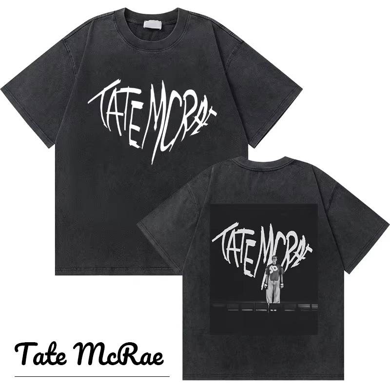 🔥HOT SALE🔥ปกติ ใหม่ เสื้อ " ❤Tate McRae "  | Tate McRae ผ้าCotton 100% T-Shirt ใส่ได้ ทั้ง ชาย ใส่สบ