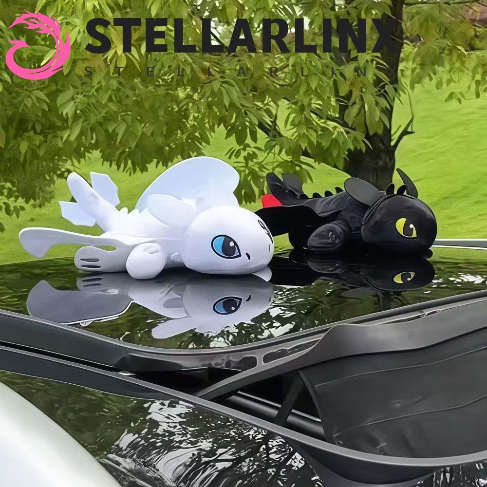 สเตลล่าrlexรถฟันตกแต่ง,มังกรบินนิเมชั่นอุปกรณ์ต่อพ่วงวิธีการรถไฟตุ๊กตามังกรของคุณ,ตุ๊กตาสัตว์การ์ตูนตุ๊กตาฐานตุ๊กตามังกรของเล่นรถภ