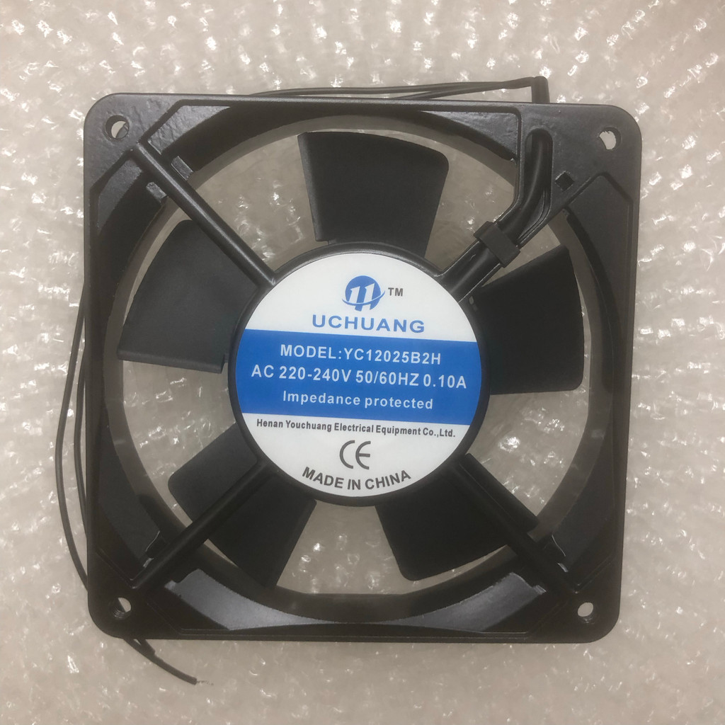 UCHUANG Axial Fan YC12025B2H AC220V 0.10A 12025 พัดลมระบายความร้อนตู้ 12CM