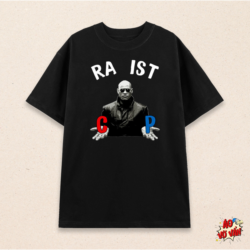 Rapist Racist - เสื้อโง่ - เสื้อยืดผ้าฝ้ายคอกลมพิมพ์ลายดีไซน์เสื้อยืด Unisex - ขนาด S-5XL