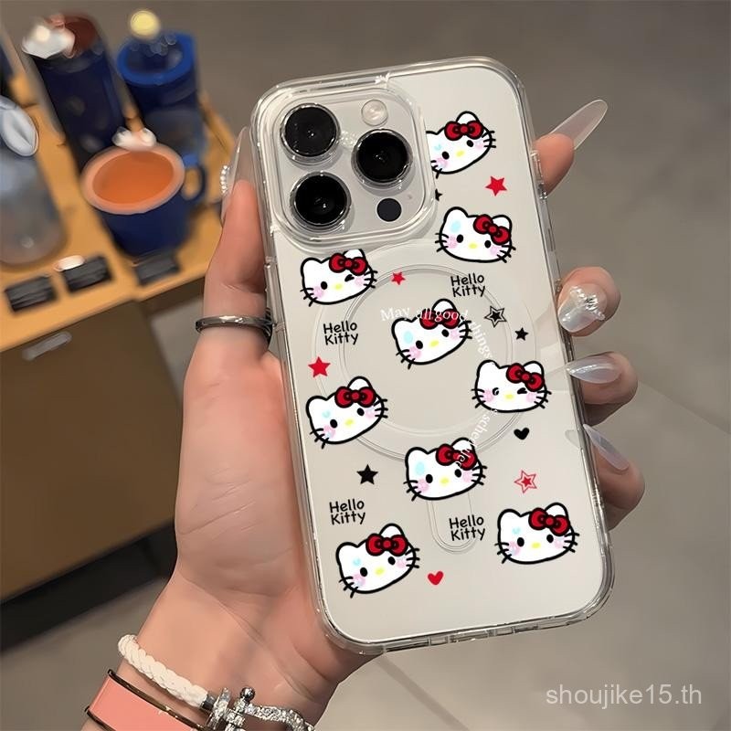 สำหรับ iPhone 11 12 13 14 15 16บวก11pro 13pro 11 12 13 14 15 16pro MAX เต็มหน้าจอการ์ตูน KT ออกแบบน่