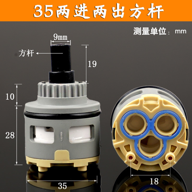 [หมุนเรียบ] ก๊อกน้ำแบบน้ำตก Raindance แกนวาล์ว ด้ามจับกันลื่น อุปกรณ์เปลี่ยนอ่างล้างจาน สวิตช์ปุ่ม น้ำร้อนและน้ำเย็นในครัว - รูปที่ 3