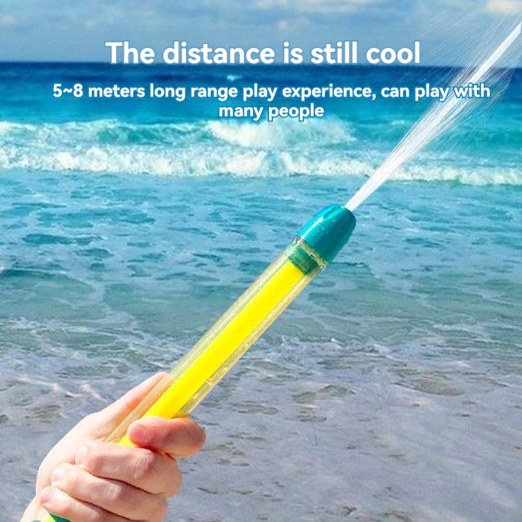 Kids Outdoor Water Launcher Summer Splash Battle Beach Pool Toy Interactive Pull-Out Water Toy Water Play Game for Children - รูปที่ 2