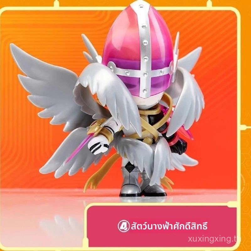 ใหม่ Plabako Digimon Blind Box Battle Greymon Model ของเล่นอนิเมะสมัยใหม่