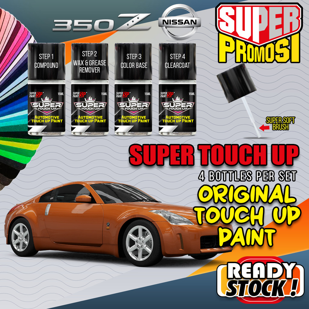 Nissan Fairlady 350z Series Touch Up Combo Touch Up ซ่อมสีกําจัดรอยขีดข่วน Calar Kereta DIY