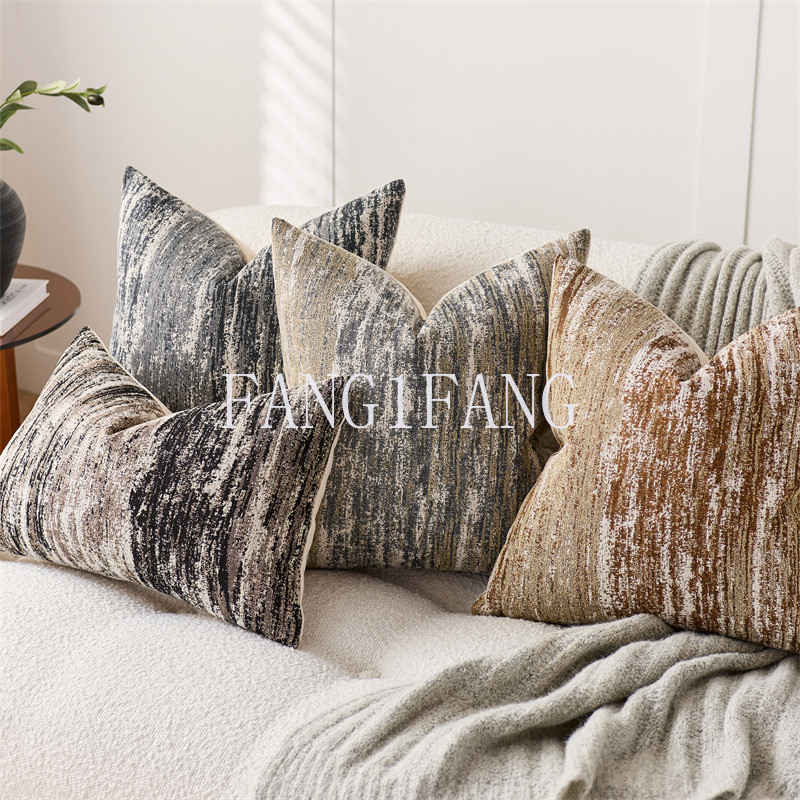 INS สไตล์ Jacquard เบาะรองนั่ง Chenille ลาย Textured หมอนสําหรับ Home โซฟาเตียงห้องนั่งเล่นตกแต่ง
