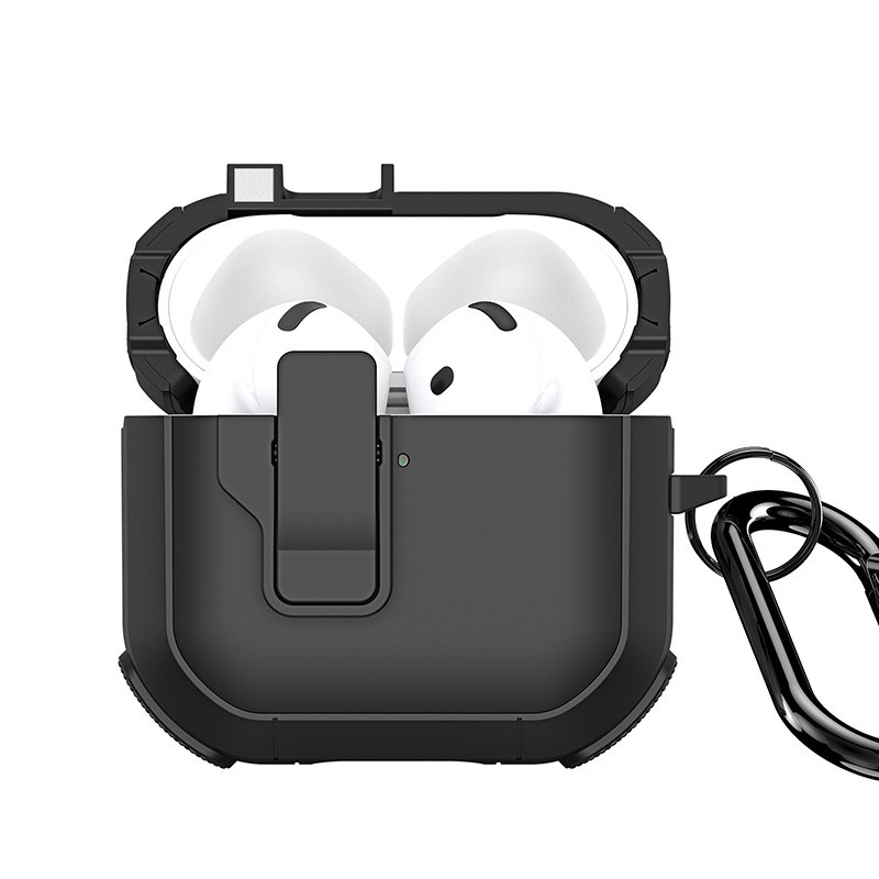 MANGO กรณีปลอกสําหรับ AirPods 1 2 3 4 Pro 2 กรณีปลอก Gen 2 3 4 2nd 3rd 4th Gen2 Gen3 Gen4 ปลอดภัยล็อ