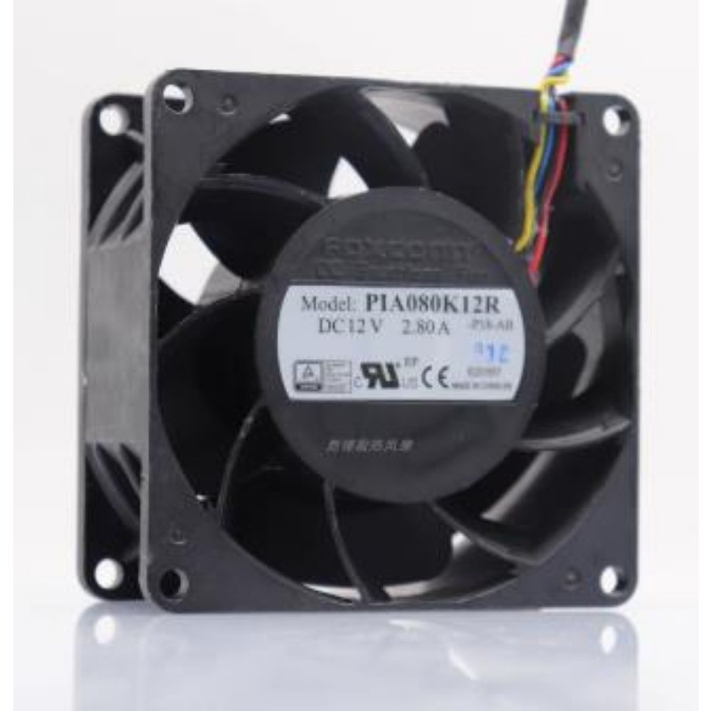 พัดลมระบายความร้อน CPU สําหรับ PIA080K12R 8038 8 ซม.12V 2.8A รถดัดแปลงรุนแรงสูงปริมาณพัดลม 80x80x38 