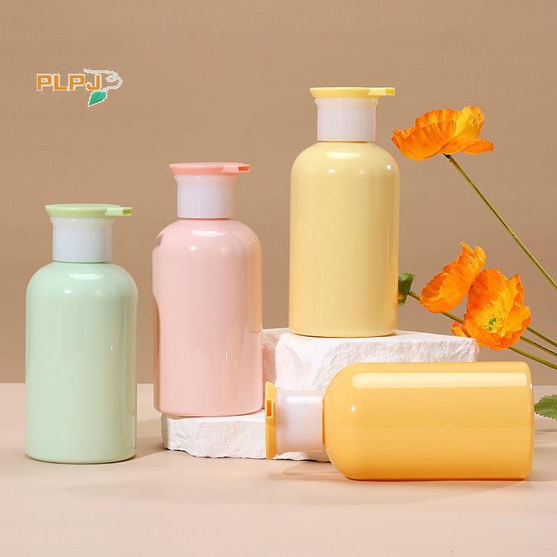 PLPJ 300ml พลาสติกปั๊มโลชั่นแชมพูขวด High-End เครื่องสําอางขวดรีฟิลกล่องเก็บห้องน้ําใหม่