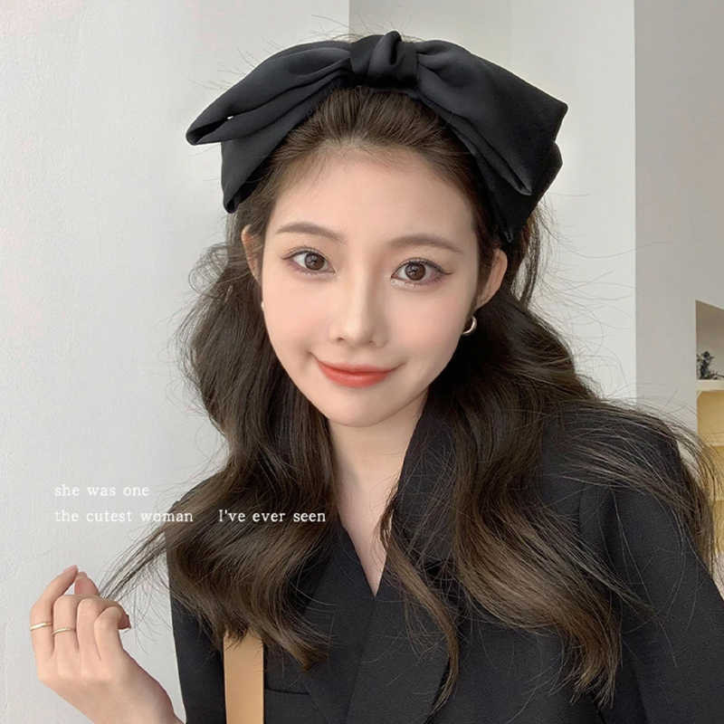 ที่คาดผมโบว์สองชั้นสำหรับผู้หญิง 2025 สไตล์ใหม่ ที่คาดผมระดับไฮเอนด์อเนกประสงค์สำหรับออกไปข้างนอก อุปกรณ์เสริมผมทรงสูง - รูปที่ 2