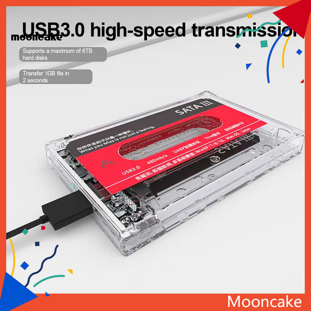 ขนมไหว้พระจันทร์| Hdd Enclosure สําหรับ Windows Tool-less ติดตั้ง Hdd Enclosure แบบพกพา Usb3.0 Sata 