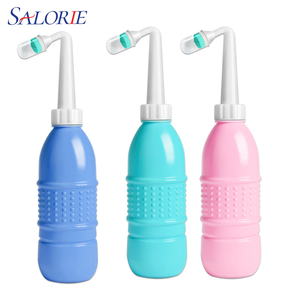 500ML แบบพกพา Bidet Sprayer มือถือ Travel Bidet สําหรับหญิงตั้งครรภ์เด็กทําความสะอาดน้ําเครื่องซักผ้