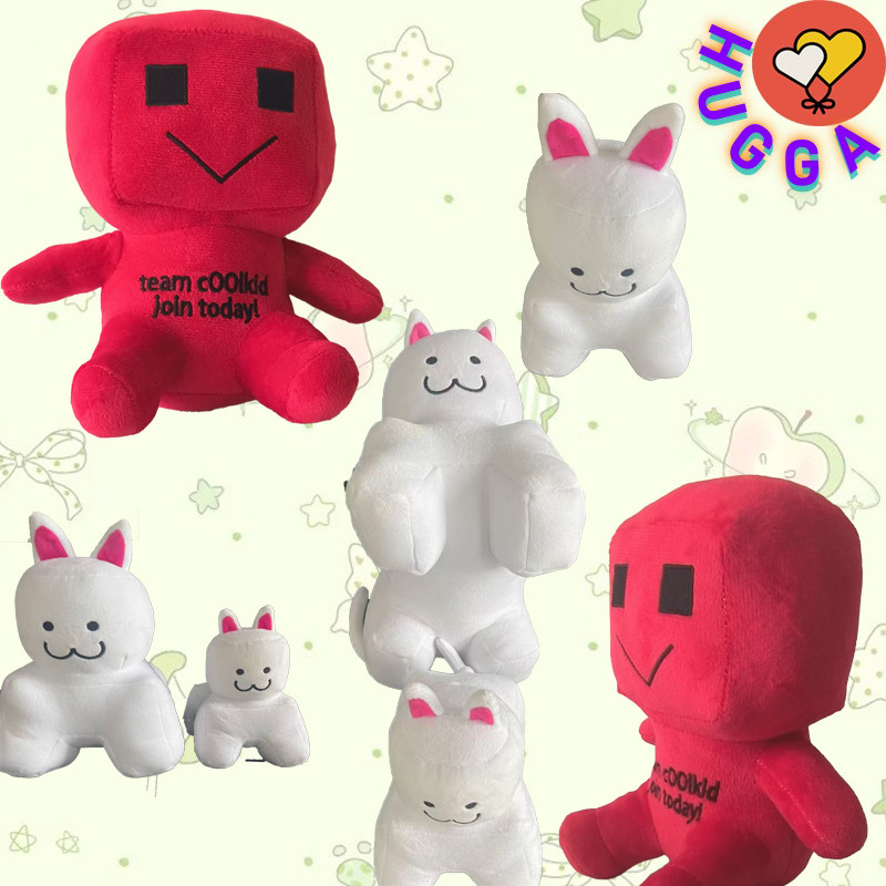 HUGGA ฮักก้า✨ร้อน✨ Roblox คลาสสิก Kitty Plushie ตุ๊กตา Kawaii Forsaken C00lkidd ตุ๊กตาตุ๊กตา Chance 