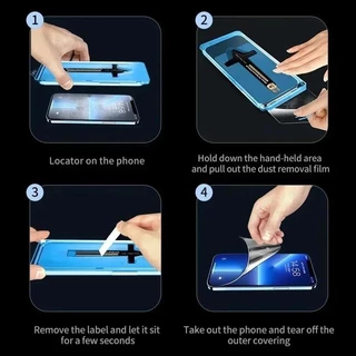 3PCS ฟิล์มกระจกนิรภัยสําหรับ IQOO 13 12 11 Z7x Z6 Lite Z9s Neo 10 6 7 9S Pro Z9 Turbo Plus Screen Protector ชุดกําจัดฝุ่น