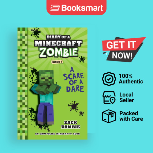 ไดอารี่ของหนังสือซอมบี้ Minecraft 1 โดย Zack Zombie ปกอ่อน Zack Zombie Publishi 9780986444135