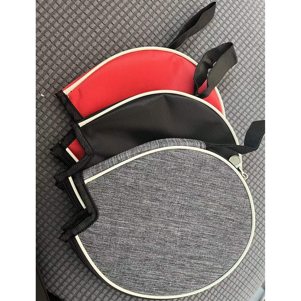 การลดราคาครั้งใหญ่ ไม้ปิงปองแบบพกพากระเป๋าครึ่งวงกลม Paddles Case กระเป๋าเก็บของกันฝุ่น [BABYHOOD-TH]