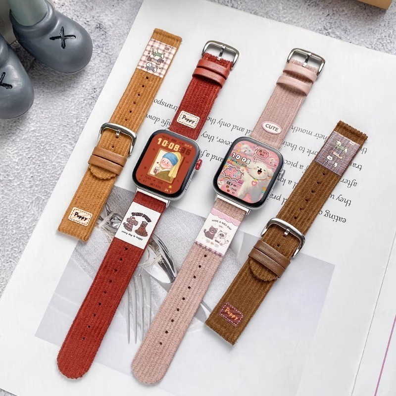 หรูหรา Retro Corduroy สําหรับ Huawei นาฬิกา Fit 3 Fit 2 สมาร์ทสายรัดข้อมือกีฬา Watchbands สร้อยข้อมือ Huawei Fit3 อุปกรณ์เสริม