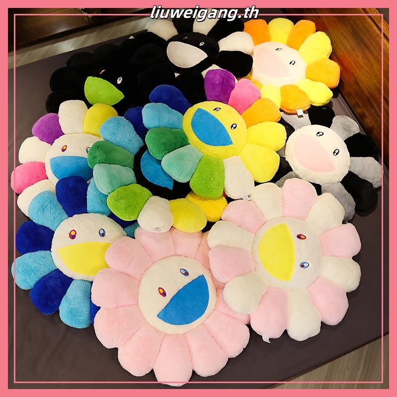 หมอนตุ๊กตานุ่มรูปดอกไม้ Takashi Murakami ขนาด 40 ซม / 60 ซม