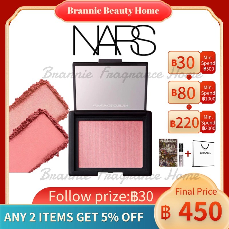 【 พร้อมส่ง】แท้ % Nars Blush นาร์ส บลัชออน แบบ #Orgasm #Behave #OrgasmX #Taj Mahal Sample 1.2g