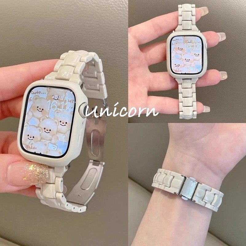 สายคล้อง + กรณี สําหรับ แอปเปิล ดู วงดนตรี 9 8 7 40/41/45 มม. 44 มม. ฝาครอบ สร้อยข้อมือ คอร์เรีย ชุด 6 5 4 กับ 3 2 1 38 มม. 42 มม