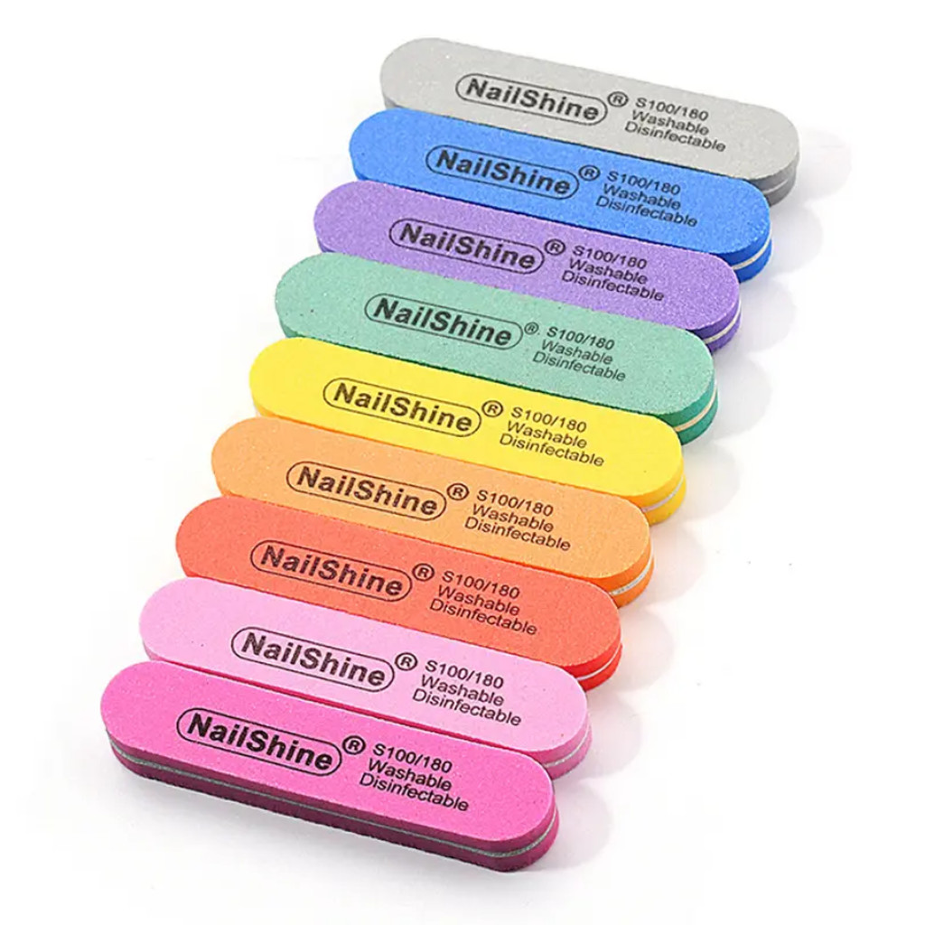 ตะไบบัฟ ทรงมลเล็ก (คละสี) ตะไบละเอียด 2หน้า ฟองน้ำ สำหรับตะไบเก็บงาน เก็บขอบมุมเล็บ / อุปกรณ์ทำเล็บ - รูปที่ 2