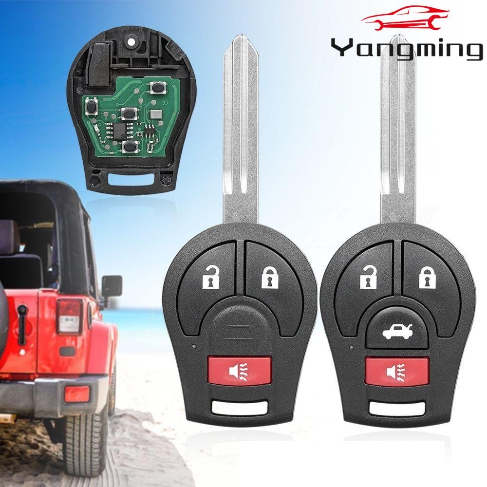 Yangming กุญแจรีโมทรถยนต์, CWTWB1U751 CWTWB1U761 2/3/4 ปุ่มกุญแจรีโมท,เปลี่ยน ABS Keyless Entry 315/433MHZ กุญแจรถสําหรับ Nissan Sylphy Cube