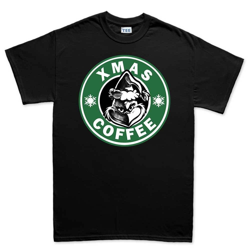 Xmas Coffee Grinch Christmas New Gift Mens T Shirt Tee Top T-Shirt