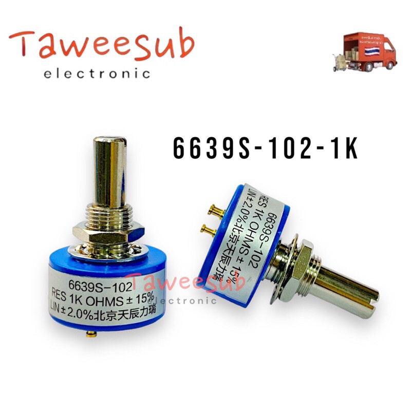 6639S-102 RES 1K OHMS Precision Potentiometers