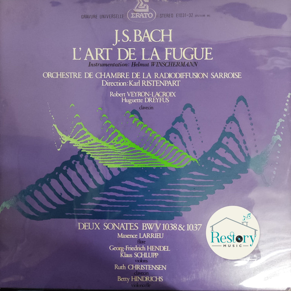 แผ่นเสียง J.S Bach - L'Art De La Fugue (Vinyl) (VG+) (2LPs)