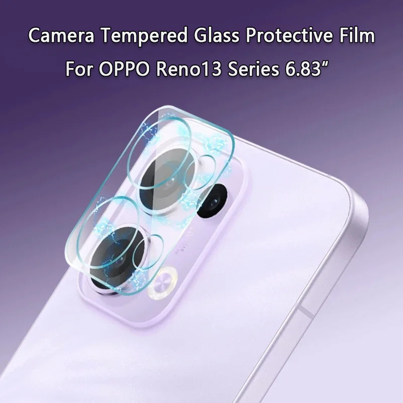 1-3 ชิ้นสําหรับ OPPO Reno13 12 Pro F OPPOReno13Pro Reno12Pro Reno 13 12 5G 3D แบบบูรณาการกล้องเลนส์ Protector ครอบคลุมเต็มรูปแบบกระจกด้านหลังฟิล์ม