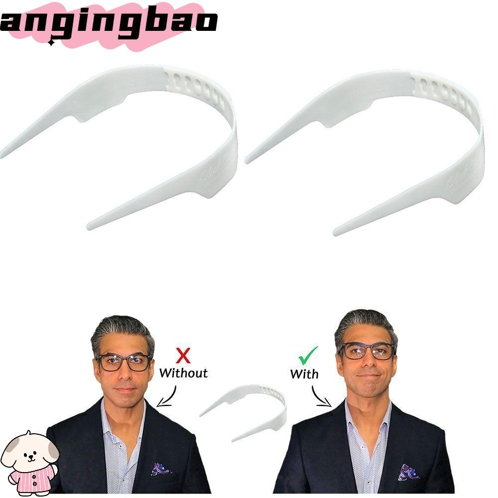 Angingbao เสื้อ Collar Support Shaper, Collar Stays Slick เสื้อ Stand Collar Tool, ปรับ Collar Stays Bundle Kit เสื้อ Anti-roll Fixed Shaper