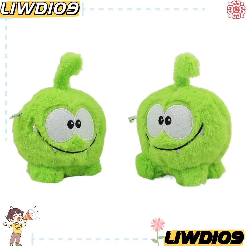 Liwd109 ของเล่นตุ๊กตา, Om Nom สีเขียวผลไม้กบของเล่น,การ์ตูน 20 ซม.ร้อนเกมตัดเชือกตุ๊กตาสัตว์ตุ๊กตาเด็ก