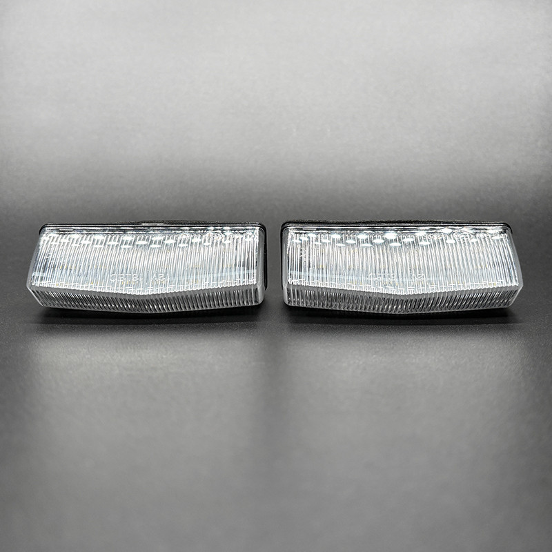 ​เหมาะสําหรับ Lexus CT200h NX200t NX300 NX300h RX350 RX350L RX450h RX450hL สีขาว LED ป้ายทะเบียนจําน