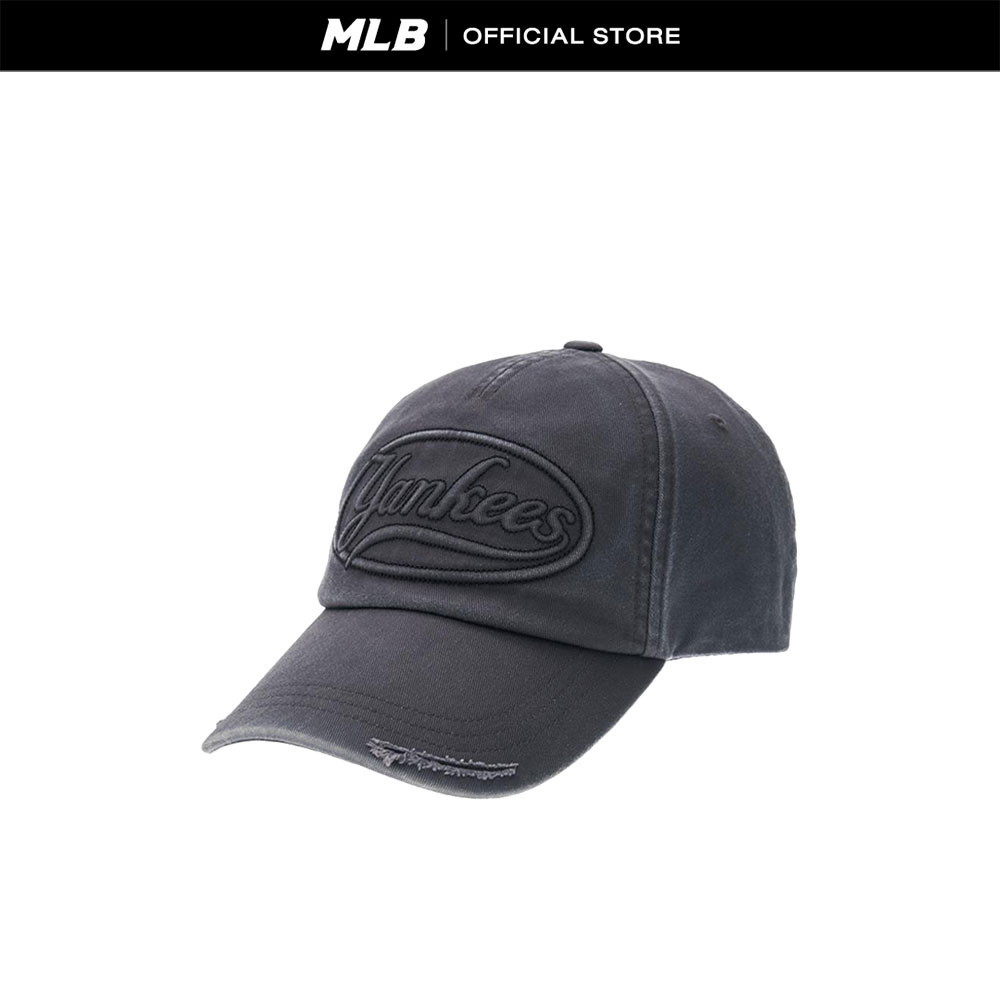 MLB หมวกแก็ป ยูนิเซ็กส์ Varsity Vintage Tone-Tone Cursive Unstructured Ball Cap รุ่น 3ACPV135N 50CGS สีเทา