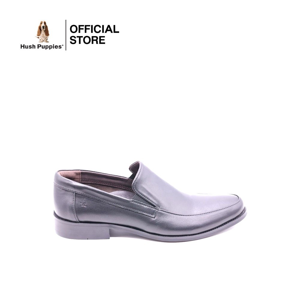 Hush Puppies รองเท้าผู้ชายทางการหนังแท้ แบบสวม HP 8HDFB94B3A - สีดำ