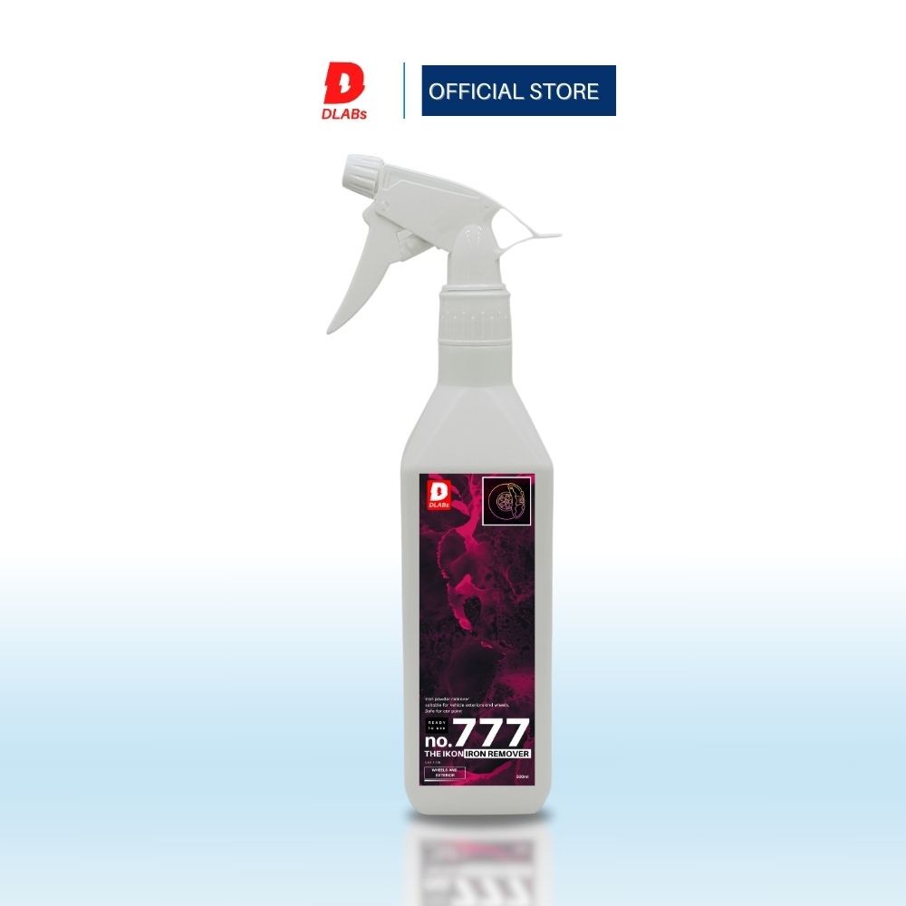 ฟ็อกกี้ 777 น้ำยาสลายคราบผงเบรค เหมาะกับตัวสีรถ อ่อนโยน ปลอดภัย  พร้อมใช้งาน [IRON REMOVER BY DLABs]