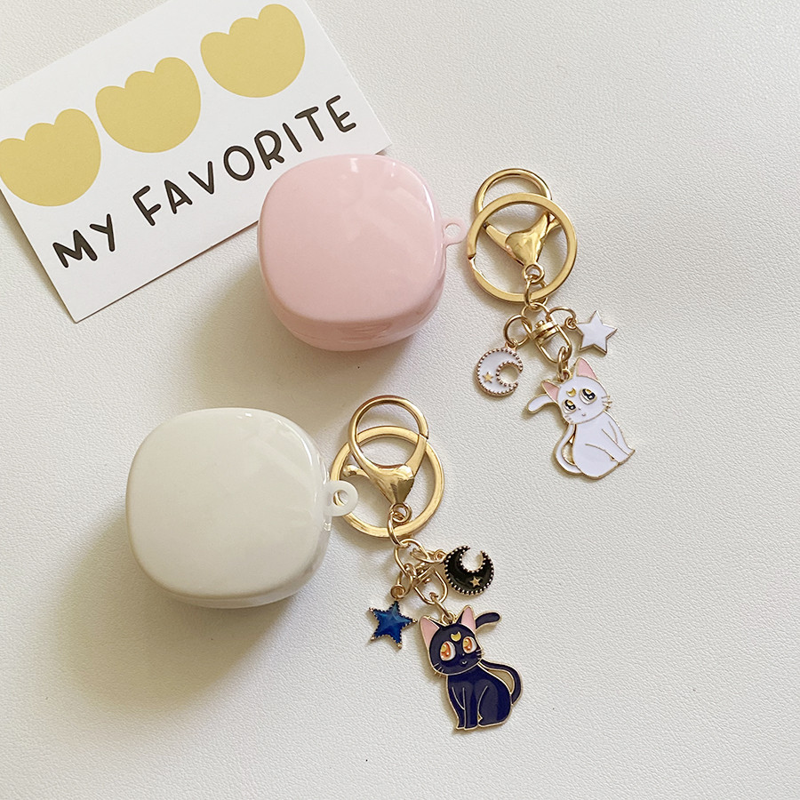 Ins สําหรับ Baseus Bowie E19/e16 กรณีน่ารักการ์ตูนพวงกุญแจจี้ซิลิโคนหูฟังสําหรับ Baseus e16 ฝาครอบ